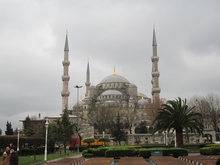 Blue Mosque from the Hagia Sophia